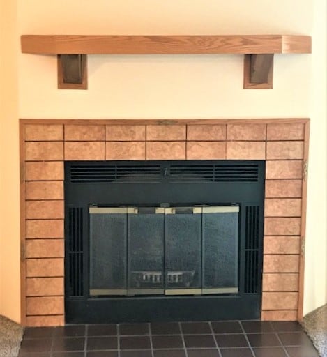 Wood Burning Fireplace