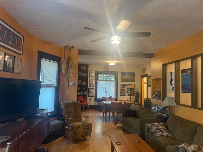 Living room and dining room. - 2320 Monroe St NE
