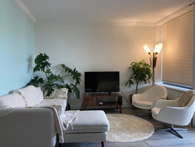 Living area! New Burrows sectional sofa. - 240 M St SW Unit 703E