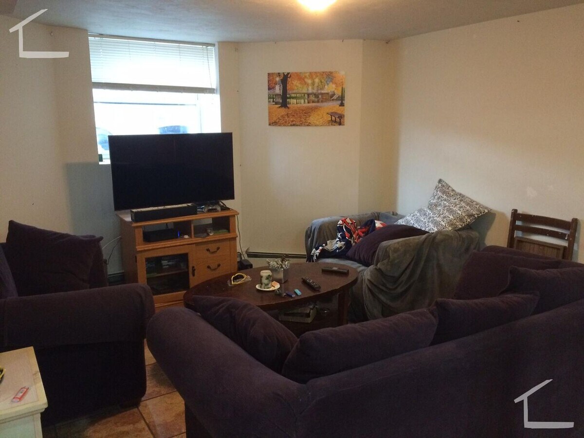 Photo - Large Garden Level Unit near T and Brookline Border.  GREAT for BU students! Cat OK