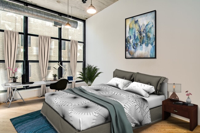 20 x 20 enclosed second BR - 843 W Adams St Unit 409