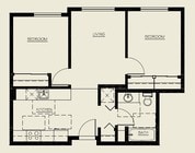 2BR/1BA
