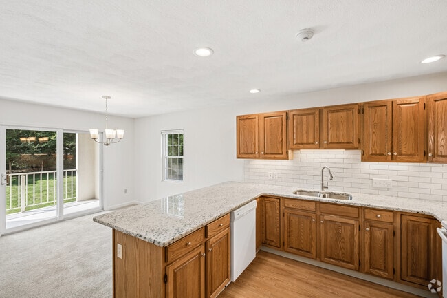 2BR, 2BA - 1,350SF - Kitchen/ Dining Room