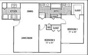 2BR/2BA