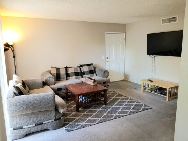 Furnished living room - 616 S Hardy Dr Unit 239