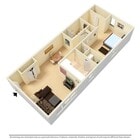 Willowbrook Renovated 1BD 1Bath 650sqft