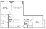 1BR/1BA