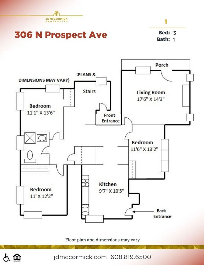 306/308 N. Prospect Avenue - 306/308 N. Prospect Avenue Apartment Unit 306-1