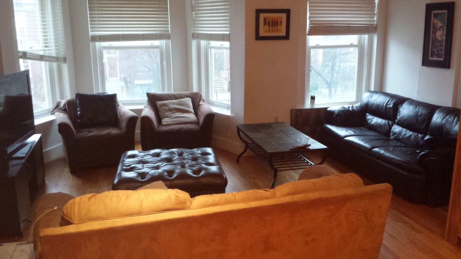 Living Room - 1331 Fairmont St NW Townhome