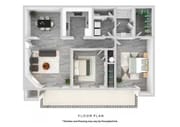 2 bed 1 Bath
