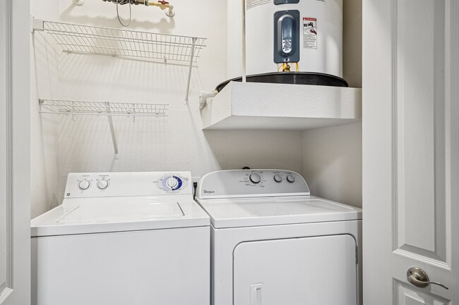 In-unit washer and dryer
