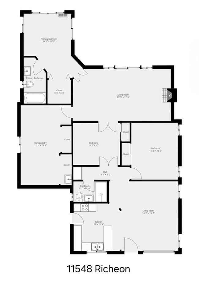 Photo - 3 Bed 2 Bath House With Spacious Family Ro...