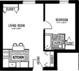 1BR/1BA