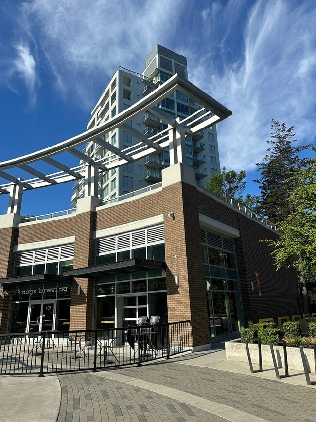 Tower D from North side. Brewery, grocery store and more at your doorstep. - 1303-15165 Thrift Av Unit 1303