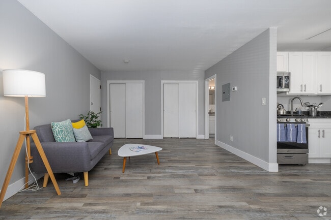 Renovated Studio | Living Room and Kitchen