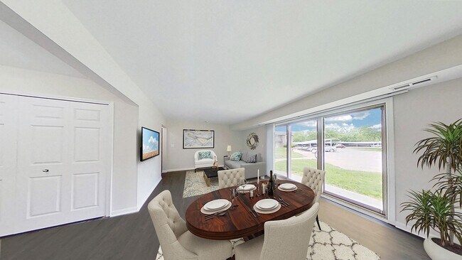 Enjoy the ease of an in-home washer and dryer, private balconies, and an array of premium amenities, including a sparkling outdoor pool.