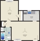 1 BR/ 1 BA (Style H) | 510 sq. ft.