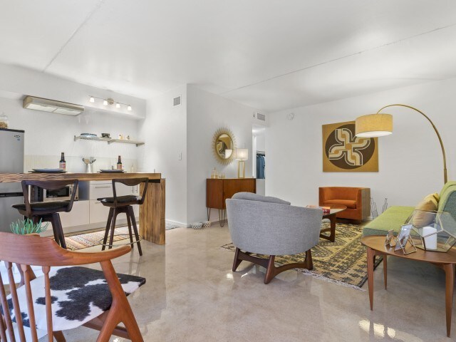 One Bedroom Living Room - Duo Apartments