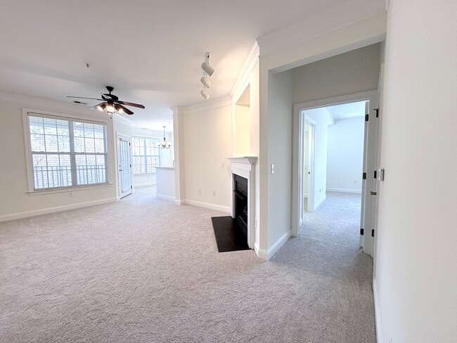 Living room and master bedroom entrance