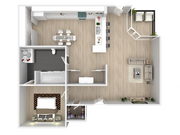 1 BED 1 BATH