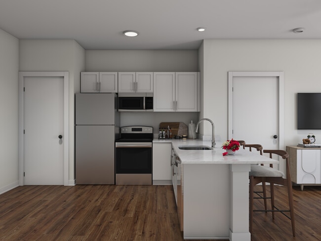 3BR, 2BA 2nd fl.- 1,110SF - Kitchen