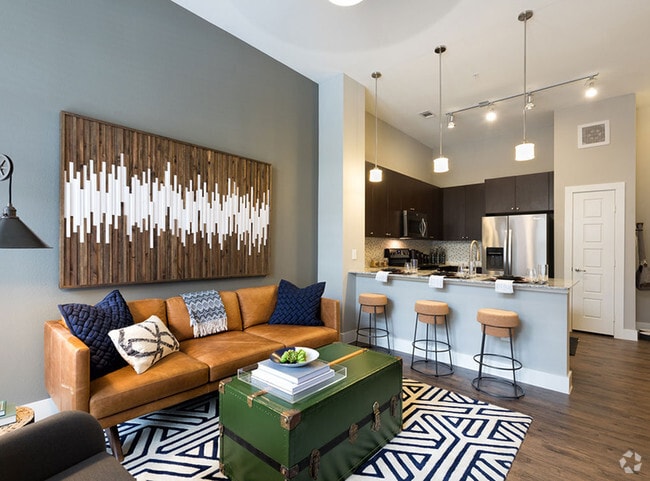 Living & Kitchen - AMLI Frisco Crossing Rental