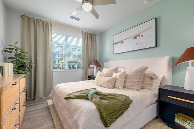 A1 - 1BR, 1BA - 740SF - Primary Bedroom