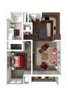 Floor Plan B1 | 50Twenty | Apartments in Madison, WI