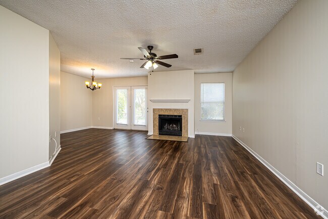 3BR, 2.5BA - 1,768SF - Living Room/Dining Room