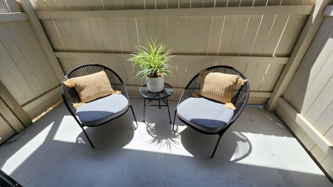 Private patios
