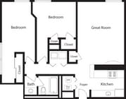 C-BB_2Bed_1Bath_860 Sq Ft
