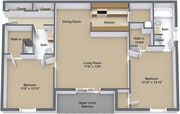 2 Bedroom 2 Bathroom Deluxe