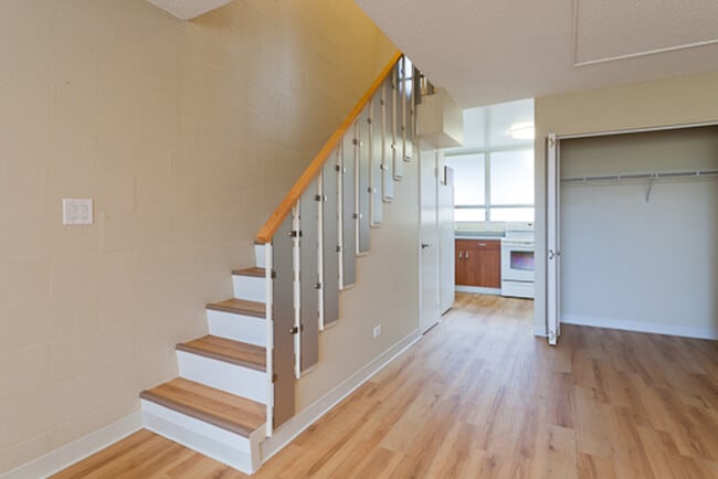 2-level townhouse-style apartment