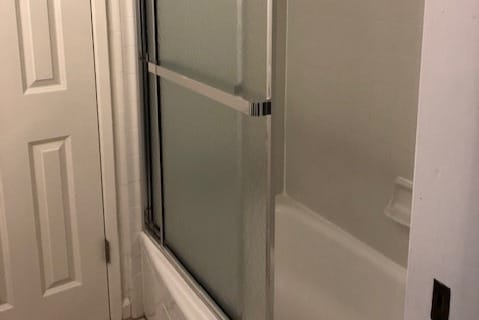 bathroom tub and shower