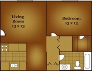 1BR/1BA