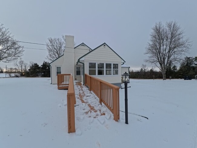 Photo - Home on three acre lot with garage