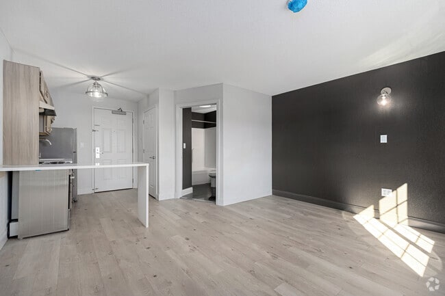 416- Studio- Kitchen and Living Space
