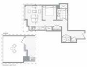 E / Studio / 1 Bath