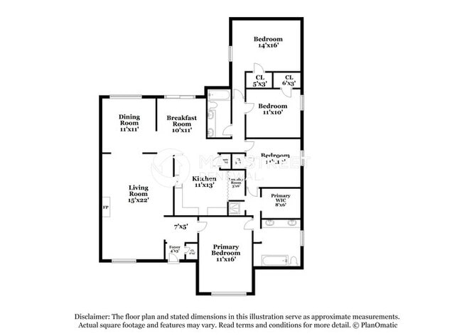 4 Bedroom Pet-Friendly Home in Cordova, TN with Main Street Renewal