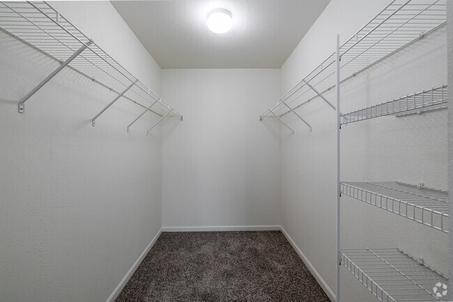 2BR, 2BA - 1,050SF - Primary Closet