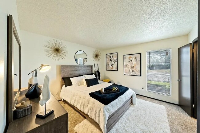 Experience modern living at The WerX with this stunning bedroom that combines comfort and style. Enjoy spacious layouts, contemporary design, and natural light. Schedule a tour today to see your new home!