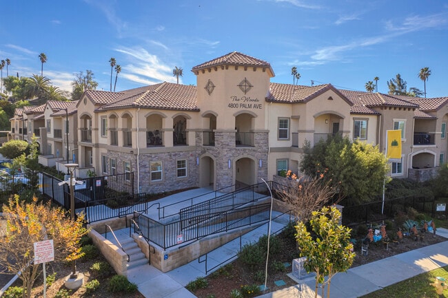 Front of Building - The Woods Senior Living Apartments