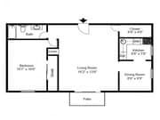 One Bedroom End