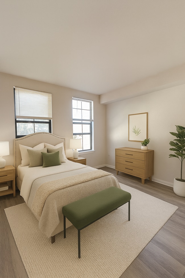 Photo - $500 rent credit December move-in special. Updated, clean 1x1 New floors, appliances, washer/dryer!