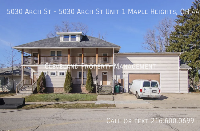 Maple Hts 2 Bedroom Down Unit - Maple Hts 2 Bedroom Down Unit Apartamento Unidad 5030 Arch St  1 Maple Heights, OH 44137