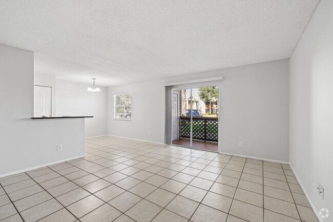 2BR, 1BA – 875SF - Living Room