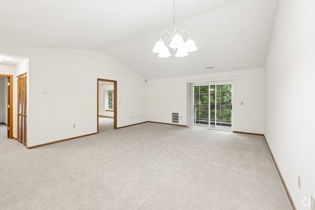 2BR, 2BA - B floor plan 1,156SF - Living Room - Willow Brook Greens