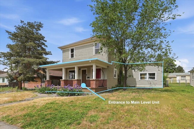 The main floor is all one home.