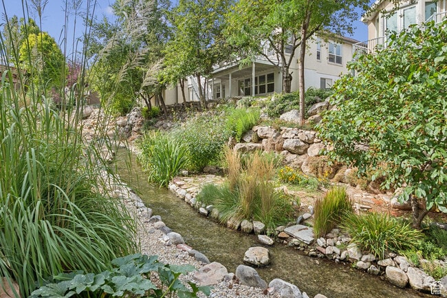 Backyard is Trimble Creek - 9287 S Avignon Pl