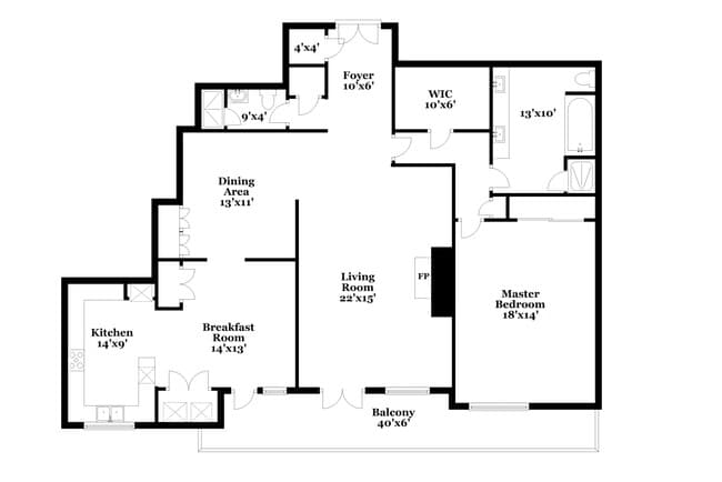Floorplan - 1457 Reeves St Unit 205